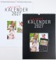 Preview: Bastelkalender DIN A3 schwarz weiß für Fotos 20x30 und 30x30 cm