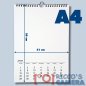 Preview: Bastelkalender mit Darstellung der Abmessungen