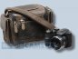 Preview: Kalahari KAAMA L-12 Robuste Fototasche Ledertasche für Kompakt- und Systemkameras aus braunem Büffelleder Büffelledertasche KL12
