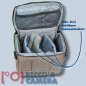 Preview: Dörr Fototasche Motion S in braun Kameratasche für Systemkameras, Bridgekameras und kleine DSLR Kameras Tasche Bag brown dmsbr
