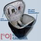 Preview: Dörr Halfter-Fototasche Classic L Colt-Tasche für Systemkameras oder DSLR-Kamera mit langem Zoom Kameratasche mit Regenschutzhül