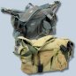 Preview: Kalahari Kapako K-32 Canvas khaki inkl. Regenschutz - wasserdichte Fototasche für die Spiegelreflexausrüstung K 32 khaki k32k