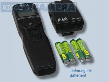 Preview: Multifunktion Funk-Auslöser mit 100m Reichweite für Nikon D7500 D7200 D5500 D750 D3300 D5300 D610 D7100 D5200 wie MC-DC2