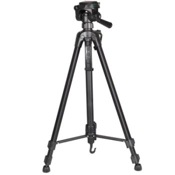 Preview: B.I.G. T-1271 Alustativ schwarz für Spiegelreflexkameras Bridgekameras Systemkameras und Camcorder