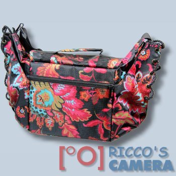 Preview: Kalahari Mamboo S-43 Kameratasche für Bridgekameras Systemkameras oder digitale SLR Kamera Fototasche bunt Schultertasche ms43