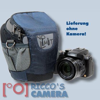 Dörr NO-LIMIT Halftertasche M in dunkelblau Holster-Tasche für digitale SLR-Kameras oder Systemkameras Evilkameras Bereitschafts