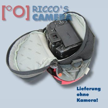 Dörr NO-LIMIT Halftertasche M in rot Holster-Tasche für digitale SLR-Kameras oder Systemkameras Evilkameras Bereitschaftstasche