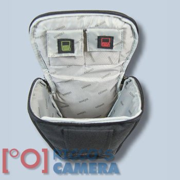 Preview: Dörr Black Stone XXS Colttasche in schwarz Halfter-Tasche für Systemkameras oder Bridgekameras Bereitschaftstasche Fototasche mi