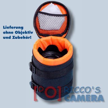 Preview: Kalahari SWAVE Objektivköcher lava Köcher für Objektive bis 15 cm Objektivtasche ks15
