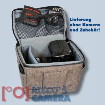Dörr Fototasche Motion S in braun Kameratasche für Systemkameras, Bridgekameras und kleine DSLR Kameras Tasche Bag brown dmsbr