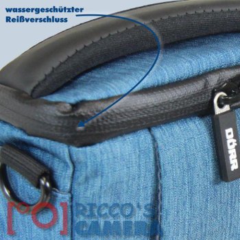 Preview: Dörr Fototasche Motion XS in blau Kameratasche für kompakte Digitalkameras oder kleine Systemkameras Tasche Bag blue mxsbl