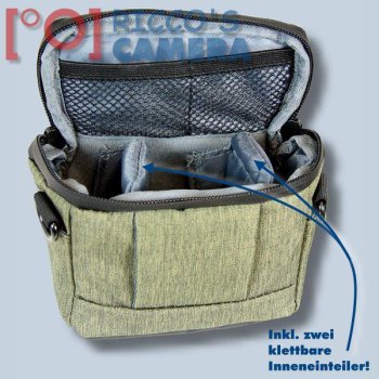 Preview: Dörr Fototasche Motion XS in oliv Kameratasche für kompakte Digitalkameras oder kleine Systemkameras Tasche Bag grün mxso
