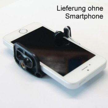 Preview: Handyhalterung Smartphone Halter für Selfie Aufnahmen mit Ihrem iPhone Samsung Galaxy Sony Xperia Huawei u.a. Stativhalterung St