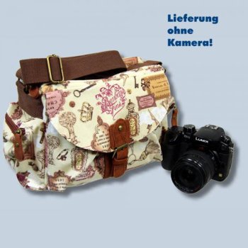 Preview: Fototasche Kalahari K-41 K41 Molopo Vintage inkl. Tascheneinsatz - Tasche für Spiegelreflexkameras und Zubehör K41vF41