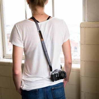 Preview: Peak Design Leash Ash - Multifunktionaler Kameragurt für spiegellose Systemkameras, Einsteiger-DSLRs etc.