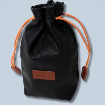 Dörr Objektiv Beutel Skin L schwarz Objektivköcher für Objektive bis 20 cm Länge und 8 cm Durchmesser Objektivbeutel Köcher