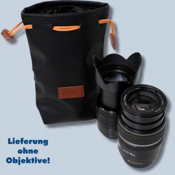 Preview: Objektiv Beutel für Sigma DC 1,8/50-100 HSM Objektivköcher für Objektive bis 20 cm L und 8 cm Ø Objektivbeutel Köcher obslb