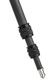 Reisestativ Carbon Slim Hopper mit Stativgewinde (1/4 und 3/8 Zoll) Inklusive Kugelkopf