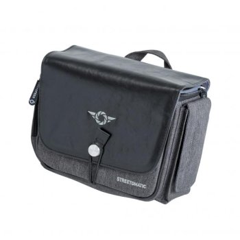 Preview: Cosyspeed Streetomatic MKII Kameratasche black/grey mit Hüftgürtel Fototasche für System- und DSLR-Kameras + Zoomobjektiv