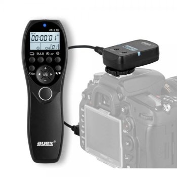 Preview: Timer Funk-Fernauslöser RS1 für Panasonic Lumix DC-G91 DMC-FZ1000 II FZ300 FZ330 DC-G9 DC-G81 G70 FZ2000 G6 GH5 GH4 GH3 ax5l