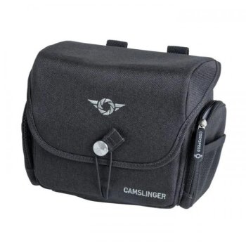 Cosyspeed Camslinger RF schwarz outdoor Kameratasche mit Hüftgürtel für Systemkameras und kleine DSLR-Kameras