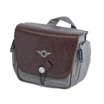 Cosyspeed Streetomatic RF braun outdoor Kameratasche mit Hüftgürtel für Systemkameras und kleine DSLR-Kameras