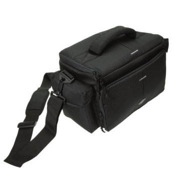 Preview: Dörr Action Black No.5 Kameratasche mit Platz für Zubehör - Fototasche für Spiegelreflexkamera Bridgekamera Systemkamera no5