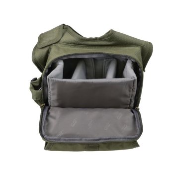 Preview: kalahari WINDHOEK K-51 Fototasche, olivgrün - Tasche für die Spiegelreflexkamera Systemkamera Evilkamera k51w