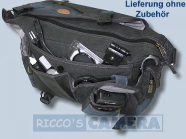 Kalahari K-31 K31 Kapako Canvas schwarz inkl. Regenschutz - wasserdichte Tasche für die Spiegelreflexausrüstung K 31 K31 black k