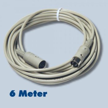 Preview: Verlängerungskabel 6 Meter für Motorschwenkneiger / Pan Tilt Kopf MP-101 MP-202 von Maxwell Bescor Jarcom Soligor