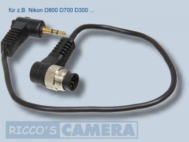 Preview: Funk-Fernauslöser mit 30m Reichweite für Nikon D800 D700 D300 D200 D2X Fuji S3 Pro S5 Pro kompatibel zu MC-30 Funkfernauslöser