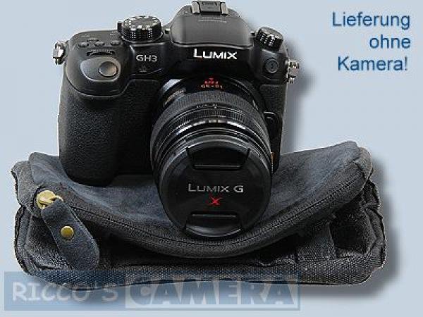 Kalahari Bohnenbeutelstativ Bohnensack aus Canvas black Kamerakissen