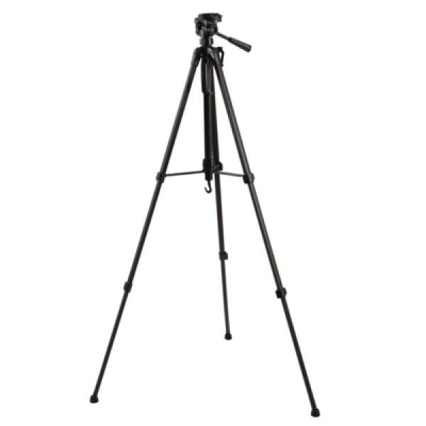 B.I.G. T-1271 Alustativ schwarz für Spiegelreflexkameras Bridgekameras Systemkameras und Camcorder