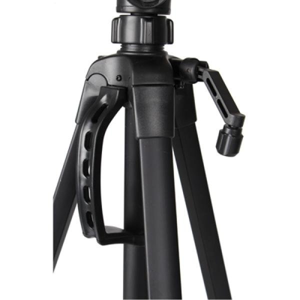 B.I.G. T-1271 Alustativ schwarz für Spiegelreflexkameras Bridgekameras Systemkameras und Camcorder