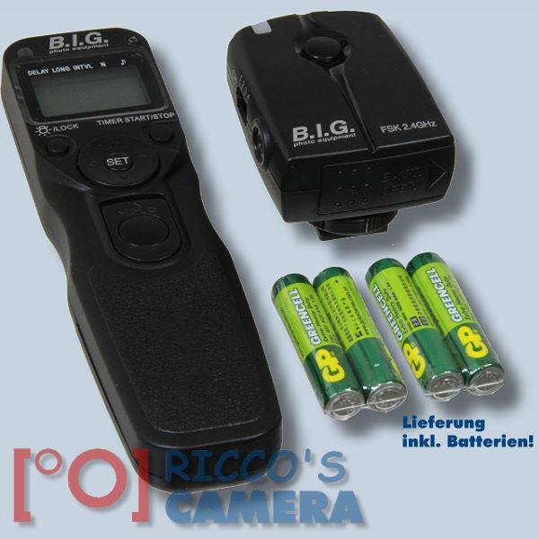 Multifunktion Funk-Auslöser mit 100m Reichweite für Panasonic Lumix DMC-FZ2000 FZ300 FZ1000 II FZ200  kompatibel zu DMW-RSL1