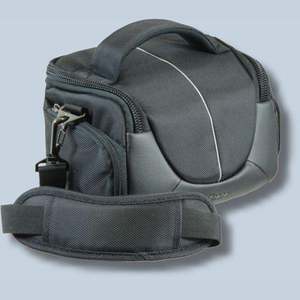 Dörr YUMA Systemtasche 1 schwarz/silber Kameratasche mit Regenschutzhülle Fototasche für Systemkameras Evilkameras Bridgekameras