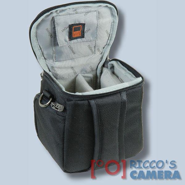 Dörr YUMA Systemtasche 0.5 schwarz/silber Kameratasche Fototasche für Systemkameras Evilkameras Bridgekamer