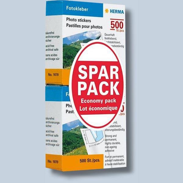 Herma Fototapes 1000 Stück beidseitig selbstklebend Phototapes Fotokleber