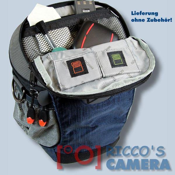 Dörr NO-LIMIT Halftertasche L in dunkelblau Holster-Tasche für digitale SLR-Kameras mit langem Zoom Bereitschaftstasche Fototasc