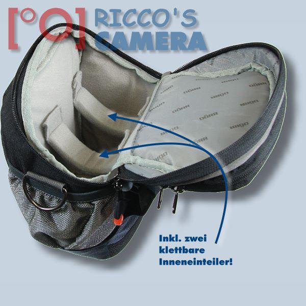 Dörr NO-LIMIT Halftertasche L in dunkelblau Holster-Tasche für digitale SLR-Kameras mit langem Zoom Bereitschaftstasche Fototasc