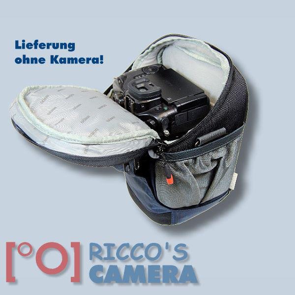 Dörr NO-LIMIT Halftertasche L in dunkelblau Holster-Tasche für digitale SLR-Kameras mit langem Zoom Bereitschaftstasche Fototasc