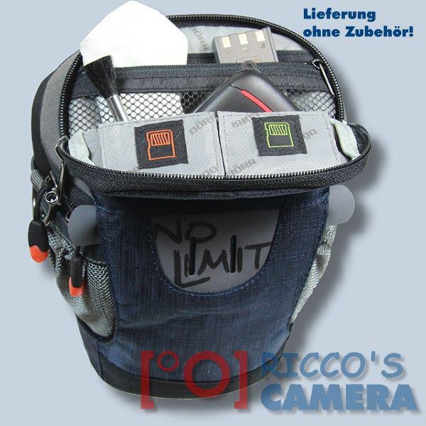 Dörr NO-LIMIT Halftertasche M in dunkelblau Holster-Tasche für digitale SLR-Kameras oder Systemkameras Evilkameras Bereitschafts