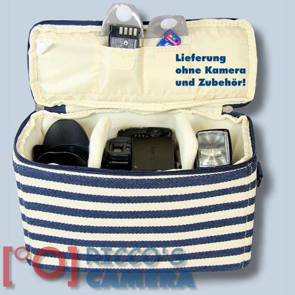 Kalahari SeaSide K-50 Fototasche in blau weiß maritime Kameratasche k50