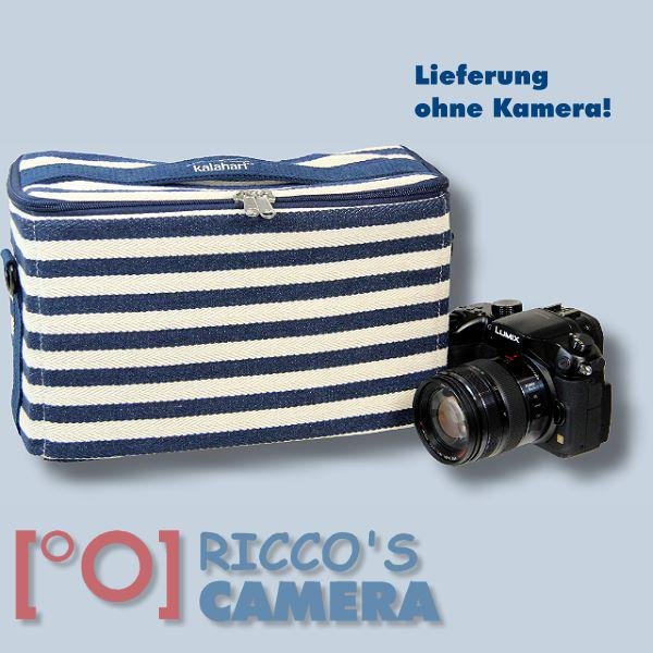 Kalahari SeaSide K-50 Fototasche in blau weiß maritime Kameratasche k50