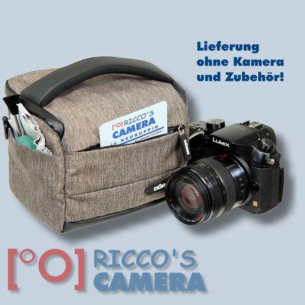 Dörr Fototasche Motion S in braun Kameratasche für Systemkameras, Bridgekameras und kleine DSLR Kameras Tasche Bag brown dmsbr