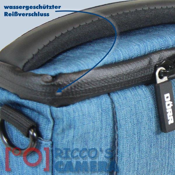 Dörr Fototasche Motion XS in blau Kameratasche für kompakte Digitalkameras oder kleine Systemkameras Tasche Bag blue mxsbl