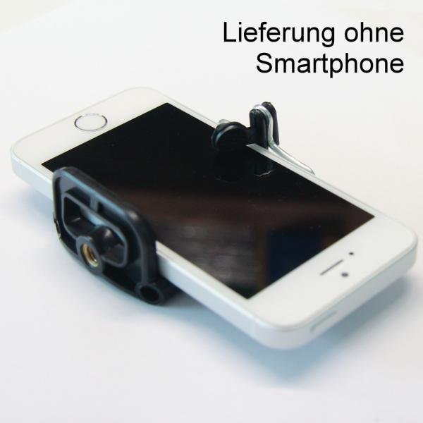 Handyhalterung Smartphone Halter für Selfie Aufnahmen mit Ihrem iPhone Samsung Galaxy Sony Xperia Huawei u.a. Stativhalterung St