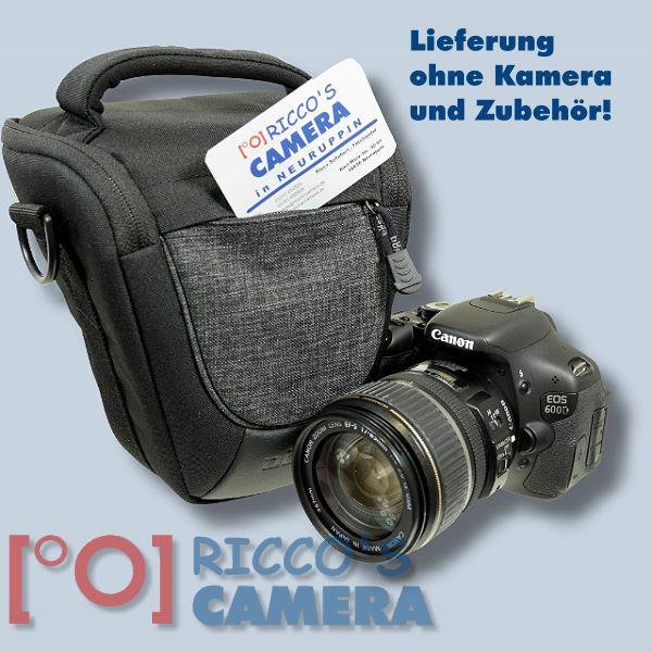 Dörr Halfter-Fototasche Classic L Colt-Tasche für Systemkameras oder DSLR-Kamera mit langem Zoom Kameratasche mit Regenschutzhül
