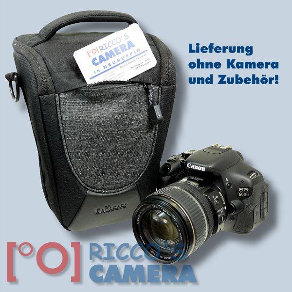 Dörr Halfter-Fototasche Classic XL Colt-Tasche für DSLR-Kamera mit langem Zoom Kameratasche mit Regenschutzhülle Bereitschaftsta