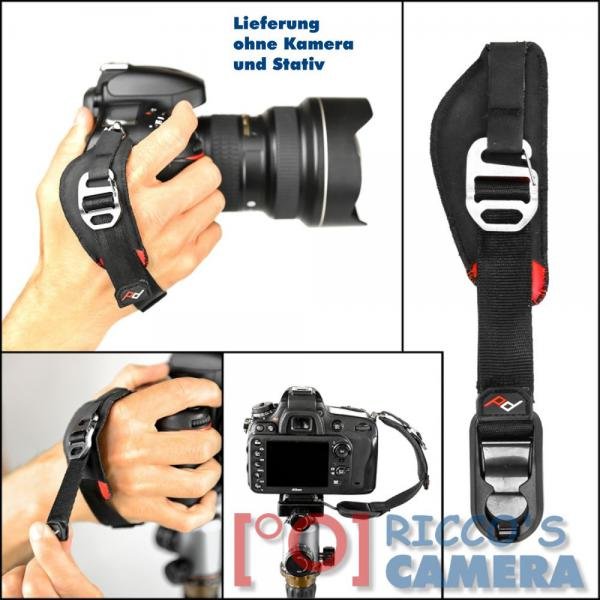 Peak Design Clutch Handschlaufe für DSLR-Kameras und spiegellose Systemkameras